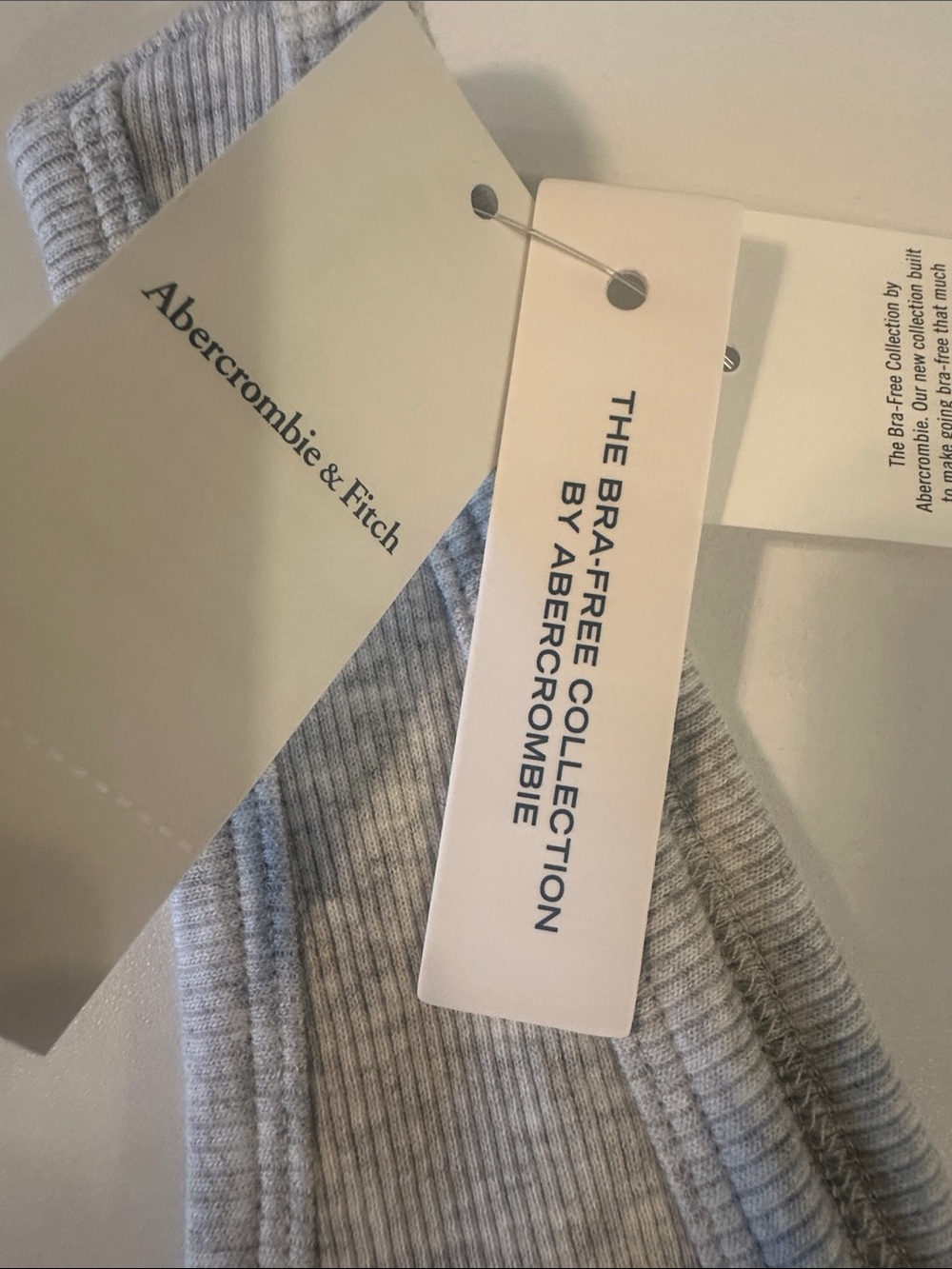 Abercrombie & Fitch Gray Ribbed Tank Top - Picture 4 of 12